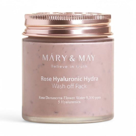 Mary&May Rose Hyaluronic Hydra Wash Off Mask Pack 125g