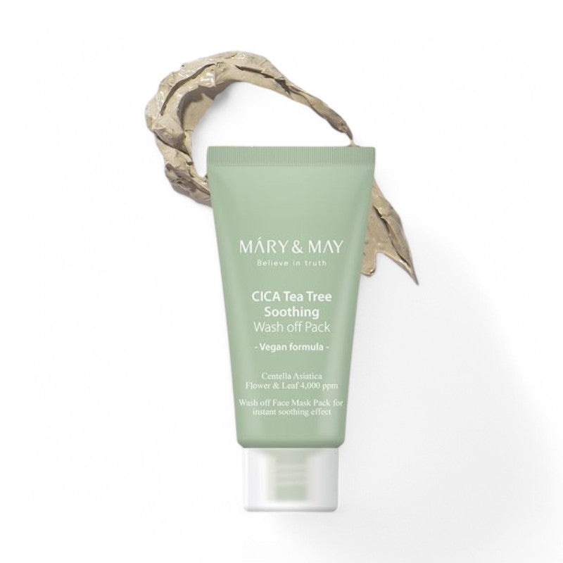 Mary&May Cica Tea Tree Soothing Wash Off Mask Pack Mini 30g