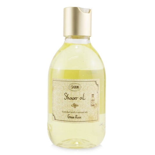 Sabon Shower Oil - Green Rose (Pastic Bottle) 51018/914122 300ml/10.5oz