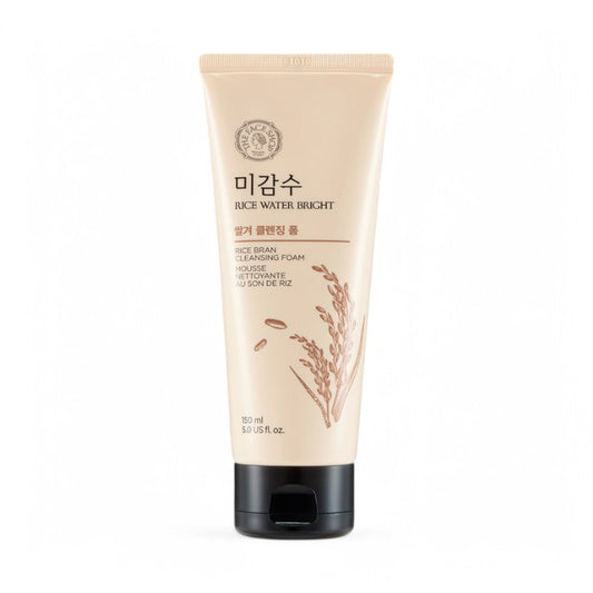 THE FACE SHOP Rice Water Bright Rice Bran Facial Foaming Cleanser 150ml