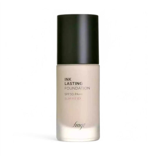 THE FACE SHOP fmgt Ink Lasting Foundation Slim Fit EX #V201 Apricot Beige (Bright Light Beige)