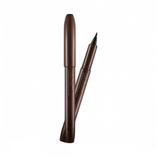 THE FACE SHOP Gold Collagen Marker Eyeliner (2 Colors) #02 Brown