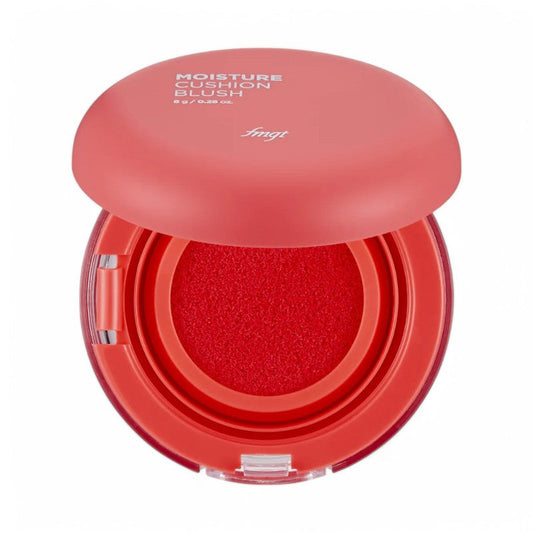THE FACE SHOP fmgt Moisture Cushion Blush & Highlighter - 4 Colors #01 Red