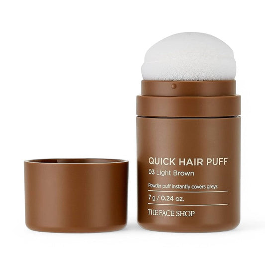 THE FACE SHOP Quick Hair Puff - 4 Colors #03 Light Brown
