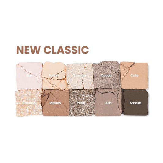 THE FACE SHOP fmgt Eye Moment Palette - 3 Types #01 New Classic