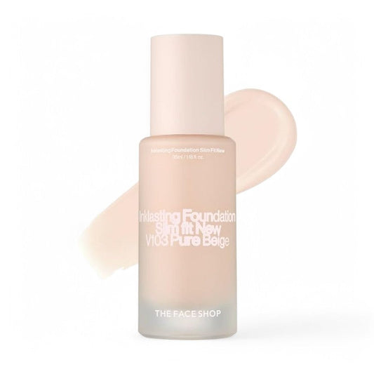 THE FACE SHOP Inklasting Foundation Slim Fit New #V103