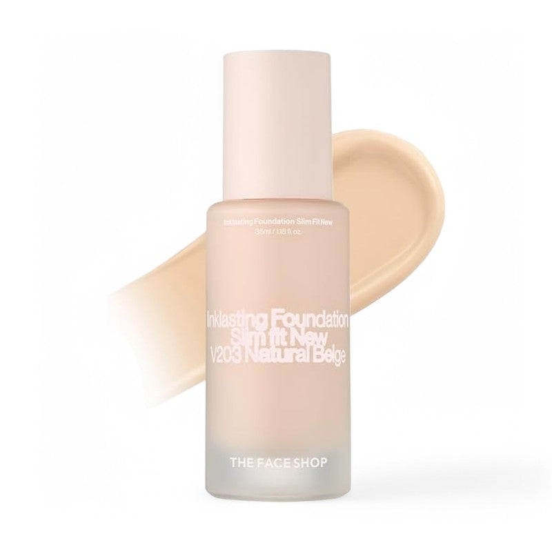 THE FACE SHOP Inklasting Foundation Slim Fit New #V203