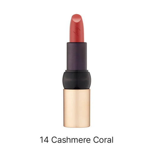 THE FACE SHOP fmgt New Bold Sheer Glow Lipstick - 19 Colors #14 Cashmere Coral