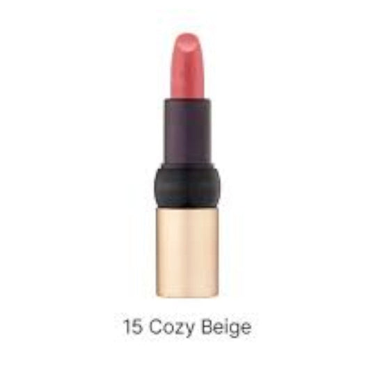 THE FACE SHOP fmgt New Bold Sheer Glow Lipstick - 19 Colors #15 Cozy Beige