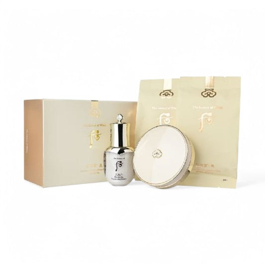 THE WHOO Gongjinhyang Mi Luxury Golden Cushion Glow Special Set - 2 Colors #21