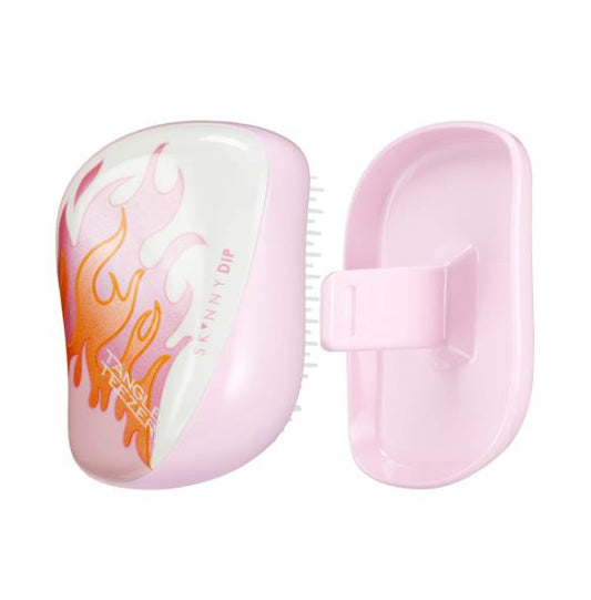 Tangle Teezer Compact Styler On-The-Go Detangling Hair Brush - # Skinny Dip Flames  1PC