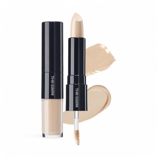 The Saem Cover Perfection Ideal Concealer Duo - 3 Colors #01 Clear Beige