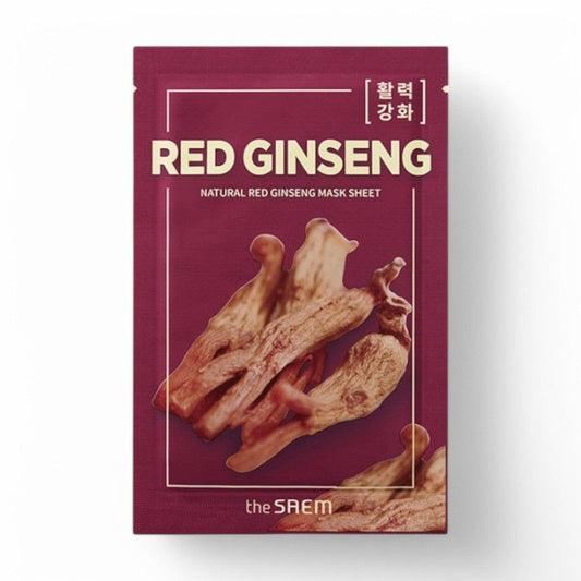 The Saem Natural Mask Sheet - 25 Types #01 Red Ginseng 1pc