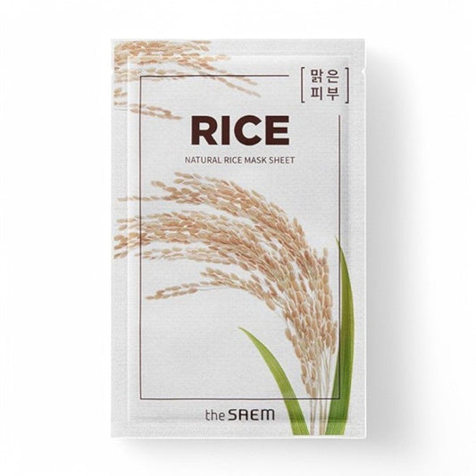 The Saem Natural Mask Sheet - 25 Types #05 Rice 1pc