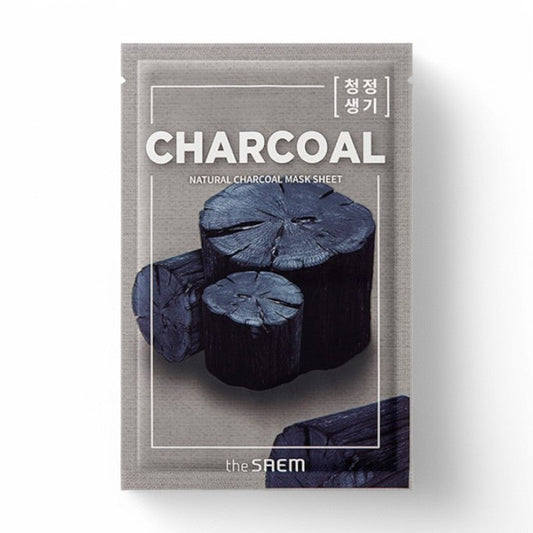 The Saem Natural Mask Sheet - 25 Types #13 Charcoal 1pc