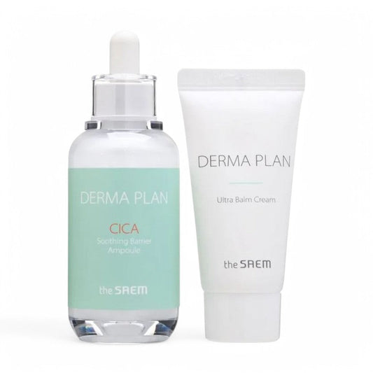 The Saem Derma Plan Cica Soothing Barrier Ampoule Special Set 2 pcs