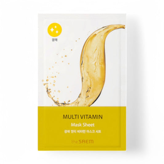 The Saem Bio Solution Mask Sheet - 5 Types Radiance Multi Vitamin  1pc