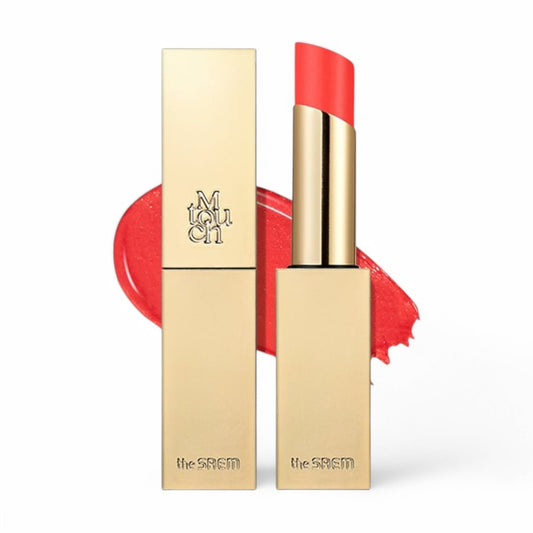 The Saem M Touch Shine Lipstick - 6 Colors #CR01 Peach Glace