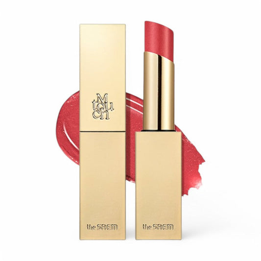 The Saem M Touch Shine Lipstick - 6 Colors #RD01 Glowing Rose