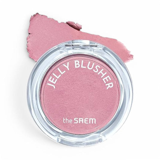 The Saem Jelly Blusher - 6 Colors #PK02 Scarlet Pink