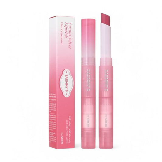 The Saem Saemmy's Crema Velvet Lipstick - 5 Colors #04 Cherryspanner