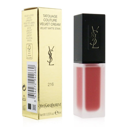 Yves Saint Laurent Tatouage Couture Velvet Cream Velvet Matte Stain - # 216 Nude Emblem 942660 6ml/0.2oz