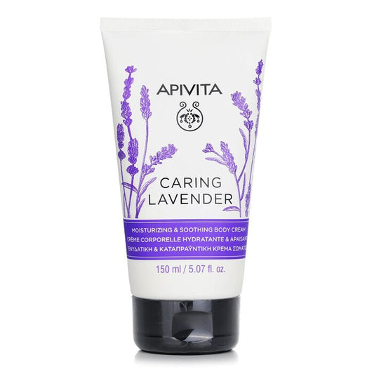 Apivita Caring Lavender Moisturizing & Soothing Body Cream - For Sensitive Skin 04422 150ml/4.74oz