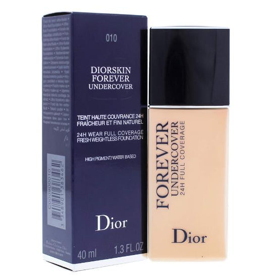 Christian Dior Diorskin Forever Undercover 24H Wear Full Coverage Water Based Foundation - # 010 Ivory C000900010 / 383462  40ml/1.3oz