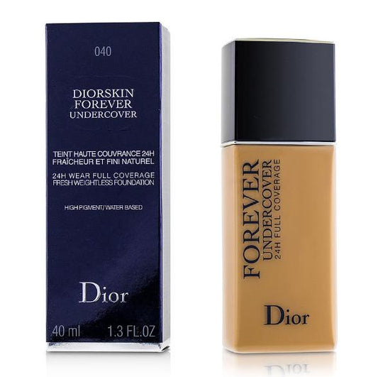 Christian Dior Diorskin Forever Undercover 24H Wear Full Coverage Water Based Foundation - # 040 Honey Beige C000900040 / 383639  40ml/1.3oz