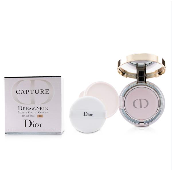 Christian Dior Capture Dreamskin Moist & Perfect Cushion SPF 50 With Extra Refill - # 030 (Medium Beige) C004000030 / 410113  2x15g/0.5oz