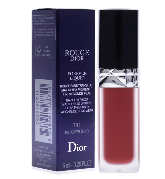 Christian Dior Rouge Dior Forever Matte Liquid Lipstick - # 741 Forever Star C025400741 / 588720  6ml/0.2oz