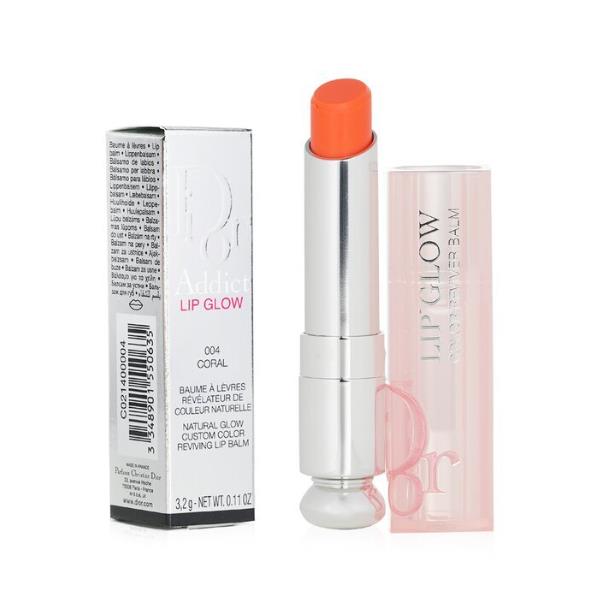 Christian Dior Dior Addict Lip Glow Reviving Lip Balm - #004 Coral C021400004 / 550635  3.2g/0.11oz