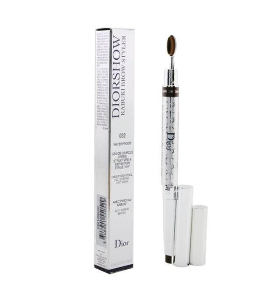 Christian Dior Diorshow Kabuki Brow Styler Creamy Brow Pencil Waterproof - # 032 Dark Brown C021300032 / 550529  0.29g/0.01oz