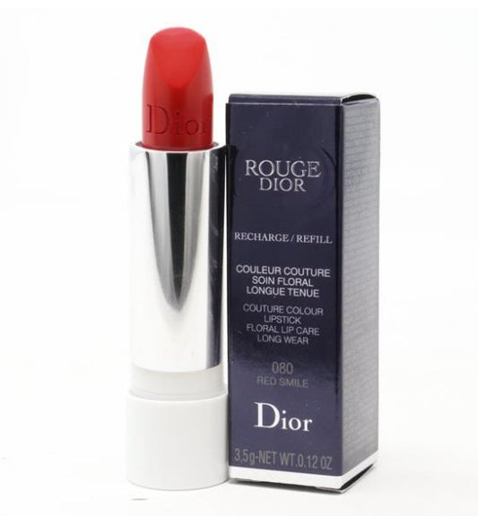 Christian Dior Rouge Dior Couture Colour Refillable Lipstick Refill - # 080 Red Smile (Satin) C317200080 / 535083  3.5g/0.12oz