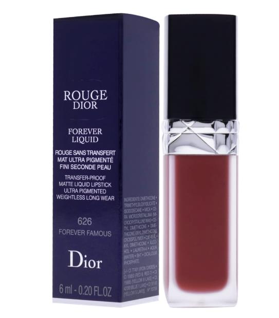 Christian Dior Rouge Dior Forever Matte Liquid Lipstick - # 626 Forever Famous C025400626 / 588393  6ml/0.2oz