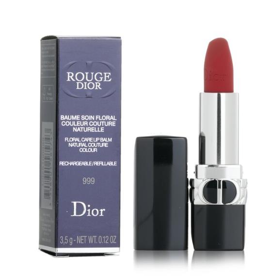 Christian Dior Rouge Dior Floral Care Refillable Lip Balm - # 999 (Matte Balm) C025100999 / 585743  3.5g/0.12oz
