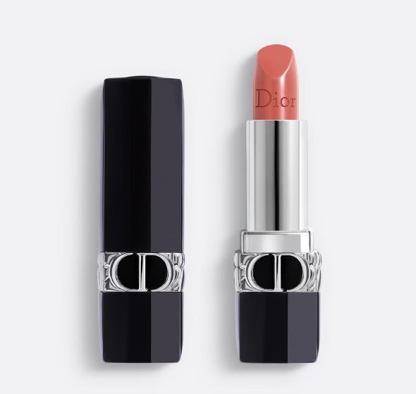 Christian Dior Rouge Dior Floral Care Refillable Lip Balm - # 100 Nude Look (Satin Balm) C023200001 / 587006  3.5g/0.12oz