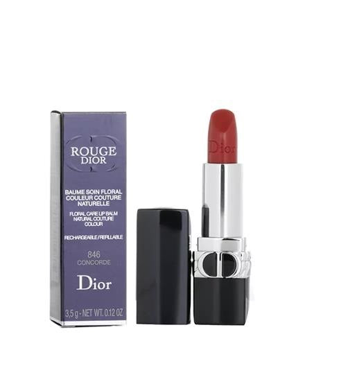 Christian Dior Rouge Dior Floral Care Refillable Lip Balm - # 846 Concorde (Satin Balm) C023200846 / 585606  3.5g/0.12oz