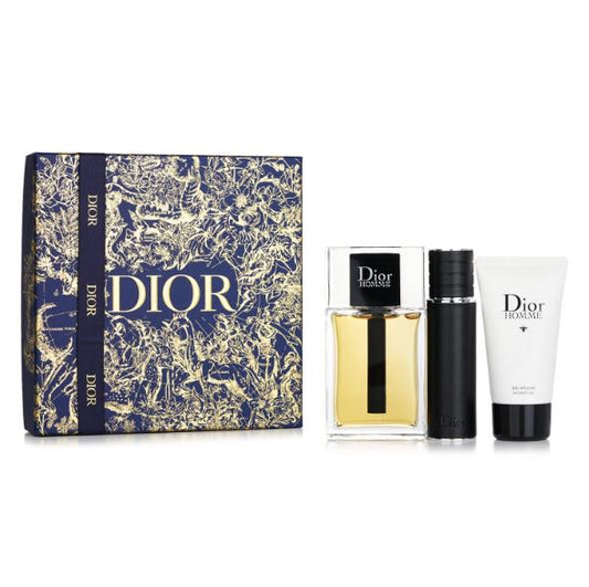 Christian Dior Dior Homme Set: Eau De Toilette Spray 100ml + Shower Gel 50ml + Eau De Toilette Travel Spray 10ml C400100348 / 636926  3pcs