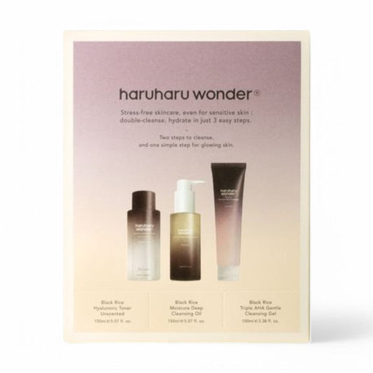 haruharu wonder Cleanse and Glow Set 3 pcs