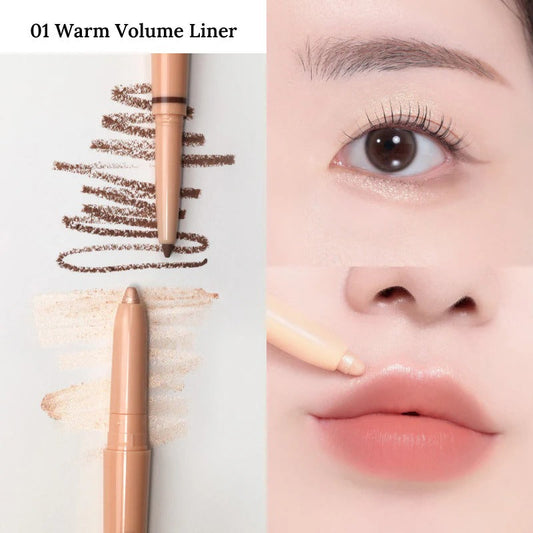 hince New Depth Dual Color Stick - 4 Colors #01 Warm Volume Liner