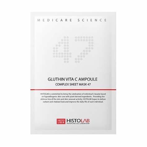 HistoLab Gluthin vita ampoule complex sheet mask 47 30g