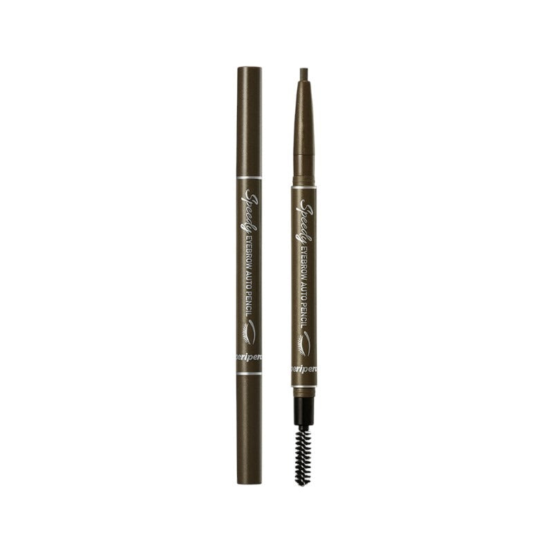 peripera Speedy Eyebrow Auto Pencil - 3 Colors #01 Black Brown