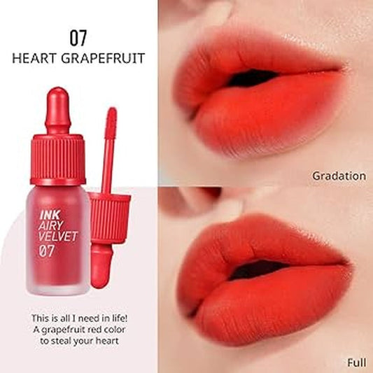 peripera Ink Airy Velvet AD - 35 Colors #07 Heart Grapefruit