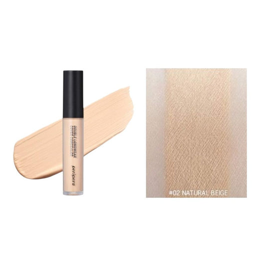peripera Double Longwear Cover Concealer - 5 Colors #02 Natural Beige