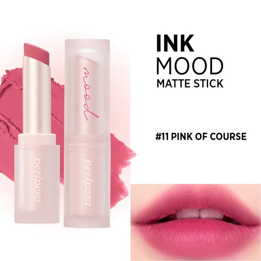 peripera Ink Mood Matte Stick - 13 Colors #11 Pink Of Course