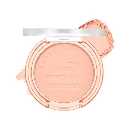 peripera Pure Blushed Sunshine Cheek Tulipology Collection - 2 Colors #18 Shy Coral