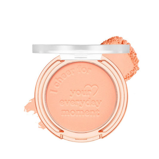 peripera Pure Blushed Sunshine Cheek Tulipology Collection - 2 Colors #19 Enjoy Coral