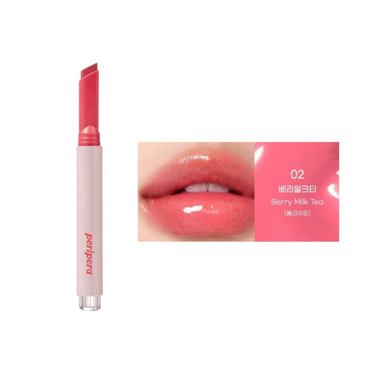 peripera Heart Jam Glow Lip - 6 Colors #02  Berry Milktea