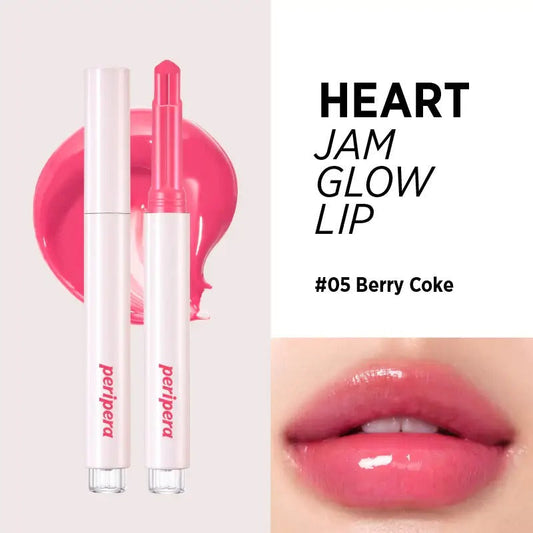peripera Heart Jam Glow Lip - 6 Colors #05 Berry Coke